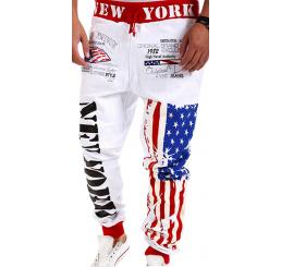 Seahuman Mens Casual Flag Printing Leisure Sports Pants/Jogging Sweatpant